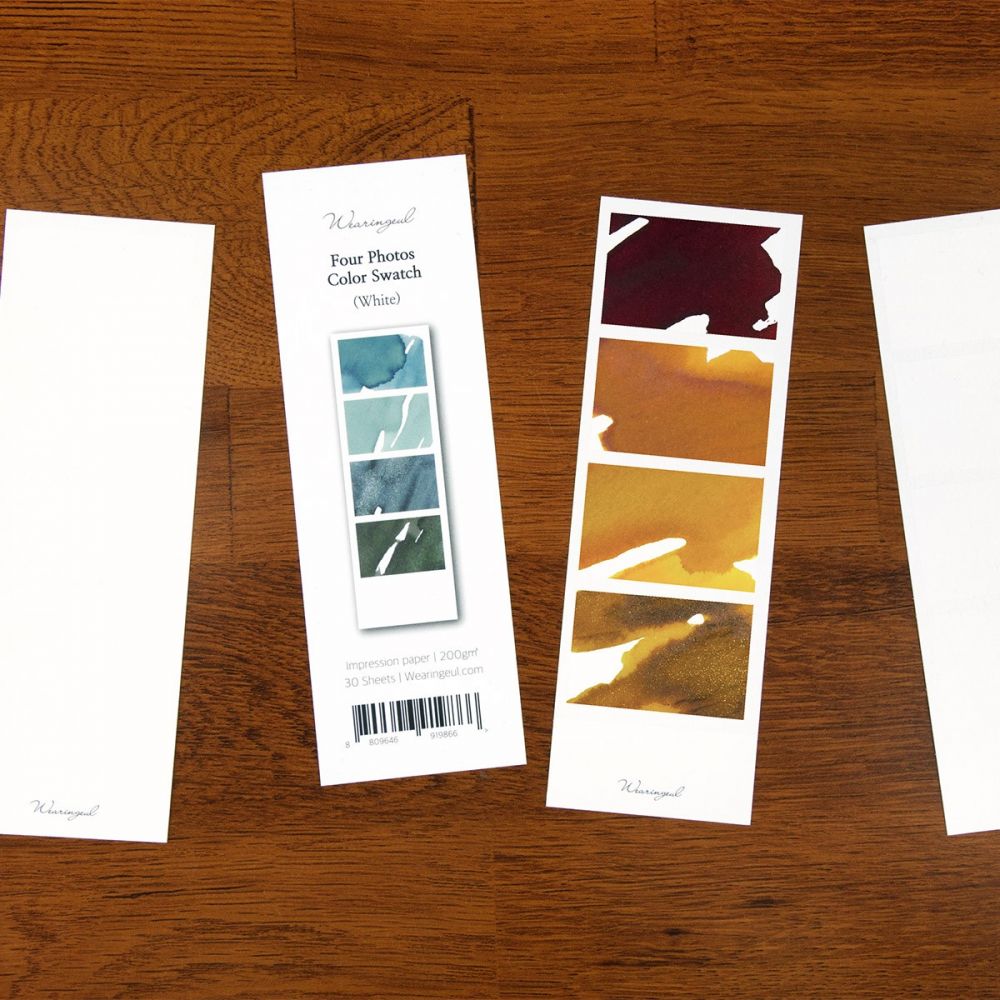 Wearingeul Ink Four Photo Color Swatch - White