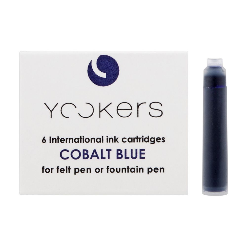 Yookers Inktcartridges Cobalt Blue - per 6