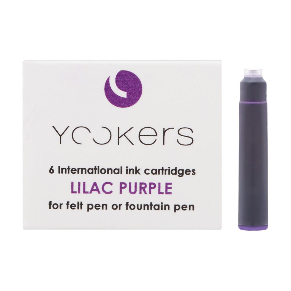 Yookers Inktcartridges Lilac Purple - per 6