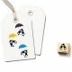 Cats on Appletrees Mini Stamp Ole the Penguin jumping