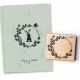Cats on Appletrees Stamp Spring Wreath
