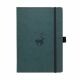 Dingbats* Notitieboek A6 Wildlife Green Deer - Gelinieerd