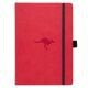 Dingbats* Notitieboek A5+ Wildlife Red Kangaroo - Dotted