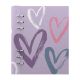 Filofax Clipbook A5 Joy Hearts Orchid
