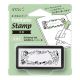 Midori Paintable Stamp Pre-Inked Half size - Stationery