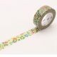 MT Masking Tape - Watercolor Flowers - 15mm -10m