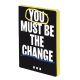 Nuuna Notitieboek You Must Be The Change