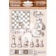 Stamperia Cling Stamp - Alice Checkmate