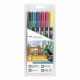 Tombow ABT Dual Brush Pen Set van 6 Primary