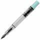 TWSBI Eco T Fountain pen Transparant Mint Blauw - Stub
