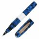 Yookers 111 Gaïa Marble Resin Fiber Pen - Blue/Black