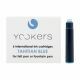 Yookers Inktcartridges Tahitian Blue - per 6