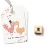 Cats on Appletrees Mini Stamp - Cylinder 2