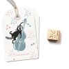 Cats on Appletrees Mini Stamp Music Cloud