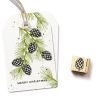Cats on Appletrees Mini Stamp Pinecone
