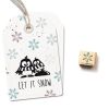 Cats on Appletrees Mini Stamp Snowflake 1