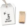 Cats on Appletrees Stamp - Confetti Rain