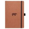Dingbats* Notitieboek A5+ Wildlife Brown Bear - Dotted