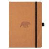 Dingbats* Notitieboek A5+ Soft Cover Brown Bear - Dotted