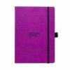 Dingbats* Notitieboek A6 Wildlife Purple Hippo - Gelinieerd