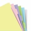 Filofax Clipbook & Organiser Tabbladen Pastel - A5