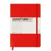 Leuchtturm1917 Medium A5 Notebook Red - Lined