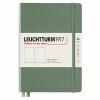 Leuchtturm1917 Medium A5 Notitieboek Soft Cover Olive - Blanco