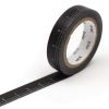MT Masking Tape - Black Ruler - 10mm - 7m