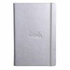 Rhodia Webnotebook A5 Zilver | Gelinieerd
