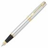 Sheaffer Fountain Pen 300 Bright Chrome Gold Trim Medium