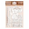 Stamperia Cling Stamp - Calligraphy