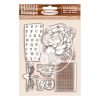 Stamperia Cling Stamp - Peony