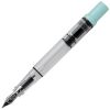 TWSBI Eco T Fountain pen Transparant Mint Blauw - Medium