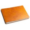 X17 Notebook A5+ Quer Leder Cognac - 3 katern